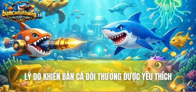 Lý do được bắn cá đổi thưởng yêu thích 
