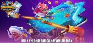 Lưu ý khi chơi bắn cá Haywin an toàn 